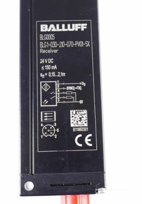 Balluff BLG0003 Raster BLG 1-015-210-050-PV01-SX Czarna skala 0~10 V
